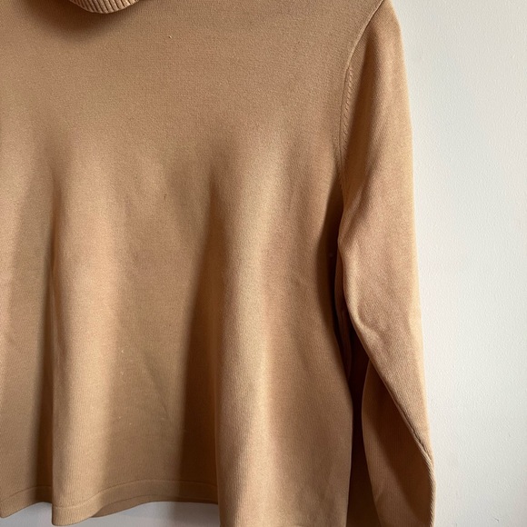 Conrad C Collection Cotton Turtleneck Sweater size large - Picture 5 of 9